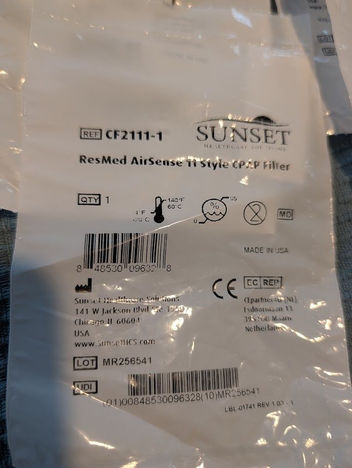 CF2111-1 filters for ResMed AirSense 11, 10 packages